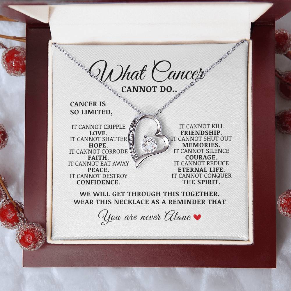Cancer Gifts for Women, Jewelry for Cancer Survivor, Inspirational Necklaces with Meaningful Caring Message Card and Gift Box, Cancer Gifts for Friends, Mom, Daughter, Patients