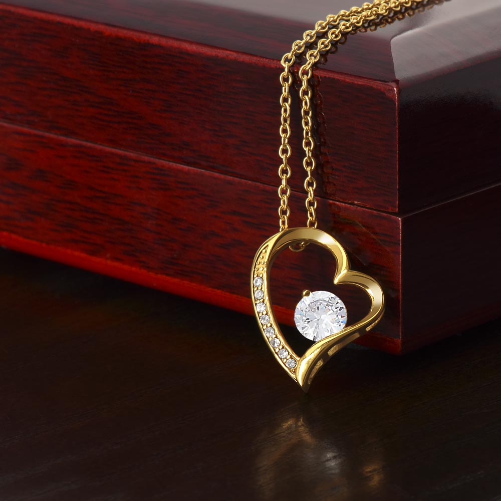 Forever Love Necklace - To My Wife "I'd Rather"