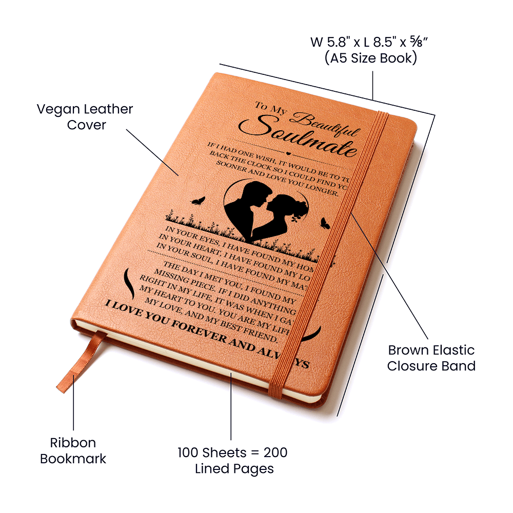 Graphic Journal - To My Beautiful Soulmate "I Found My Missing Piece"