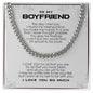 To my Boyfriend, Cuban Link Chain