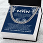 To my Man, Cuban Link Chain