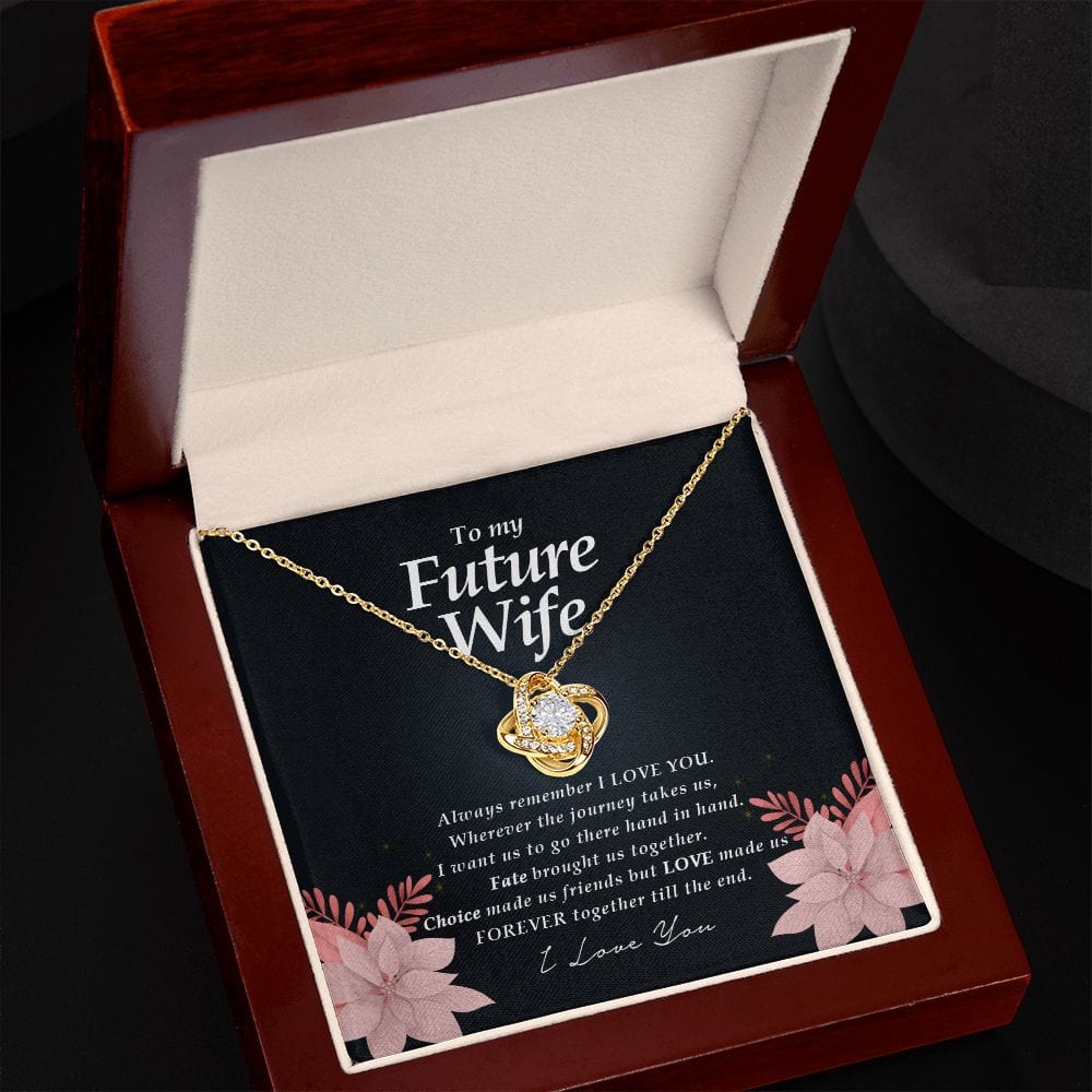 To My Future Wife, Love Knot Necklace