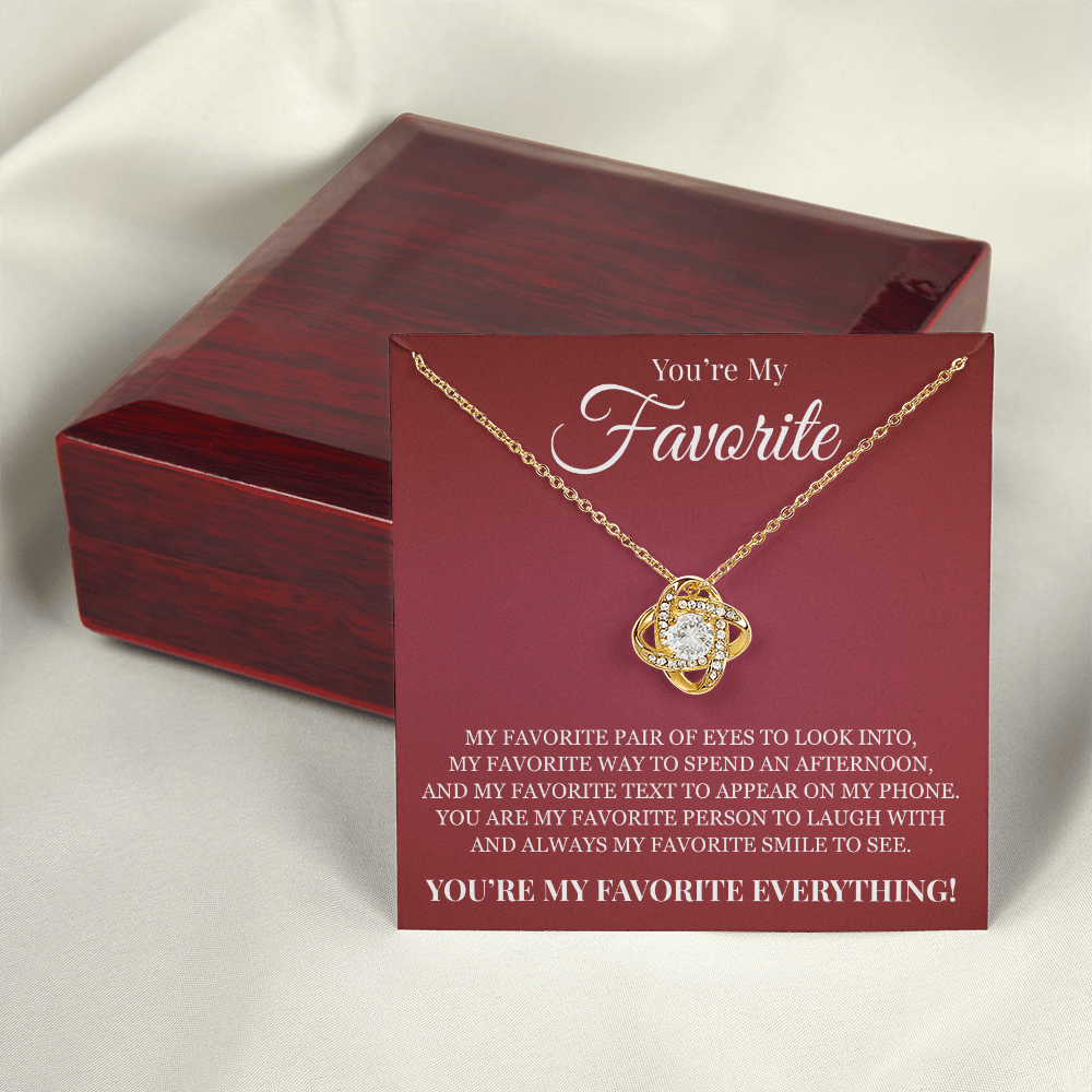 Love knot Necklace - To My Favorite Women