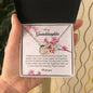 To Our Granddaughter, Interlocking Heart Necklace