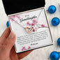 To Our Granddaughter, Interlocking Heart Necklace