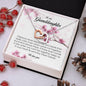 To Our Granddaughter, Interlocking Heart Necklace