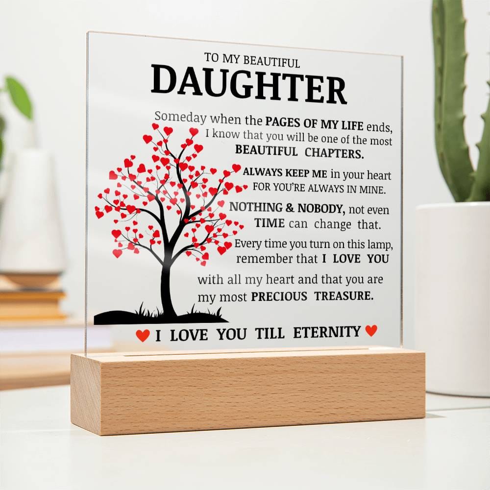 Daughter Keepsake - Lamp of Love