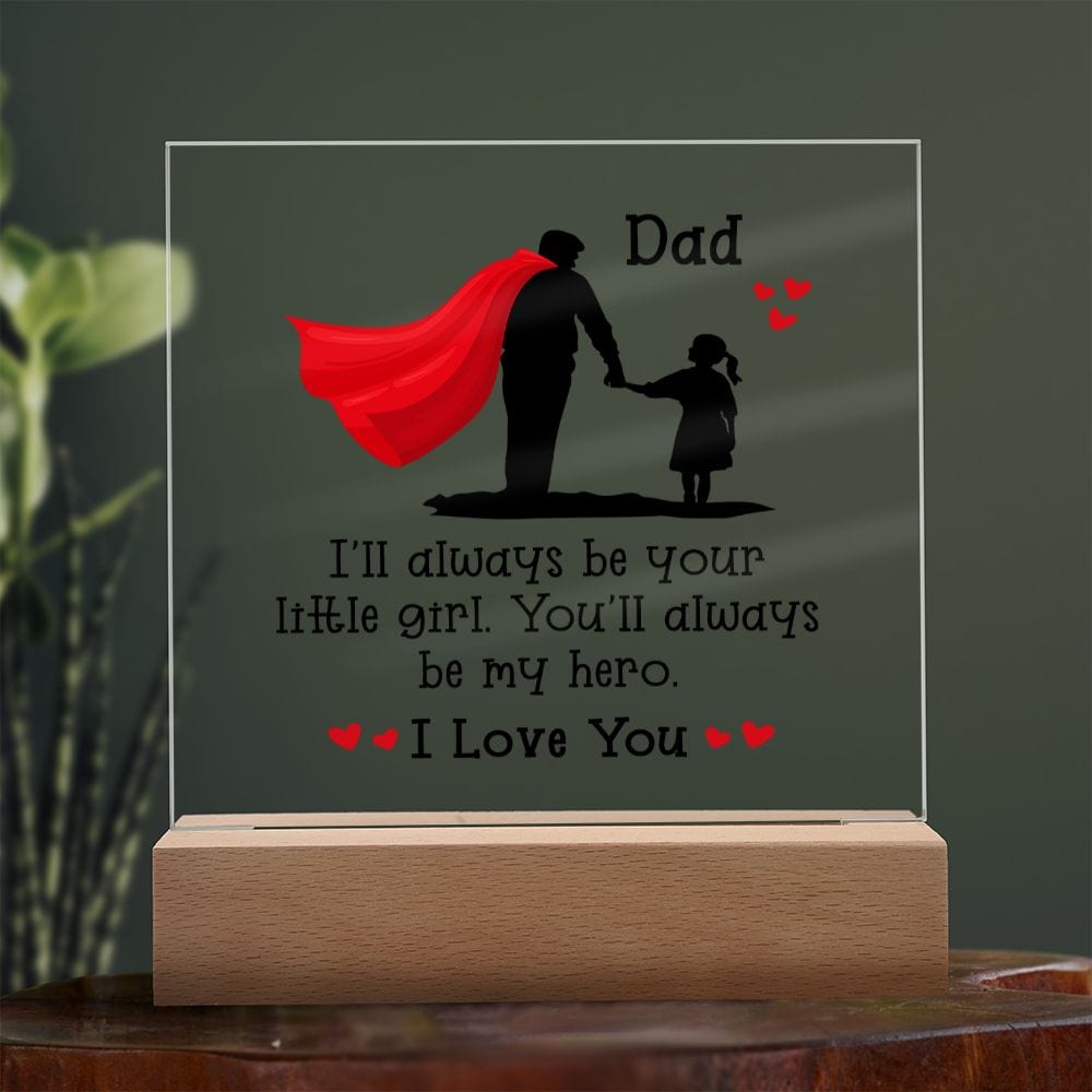 Best Dad Gift, LED Acrylic Plaque