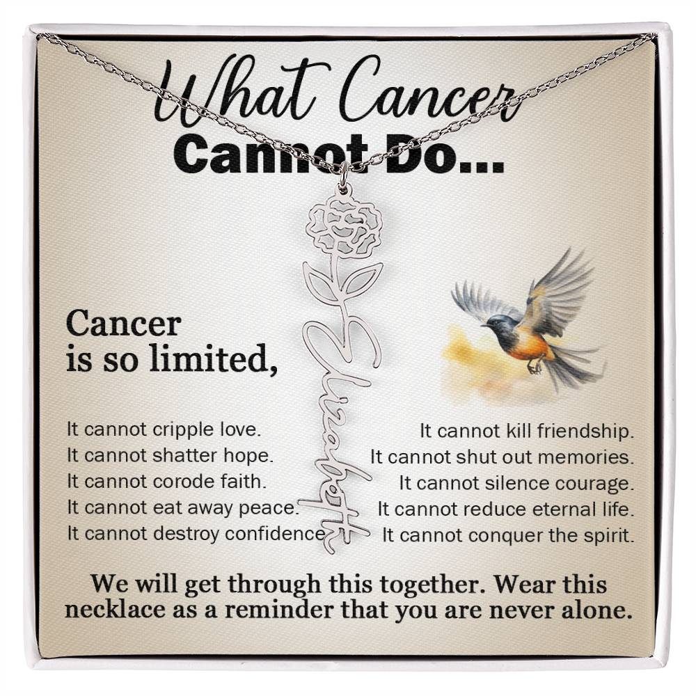 Cancer Gifts for Women, Jewelry for Cancer Survivor, Inspirational Necklaces with Meaningful Caring Message Card and Gift Box, Cancer Gifts for Friends, Mom, Daughter, Patients