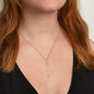 To My Daughter "No Rain No Flowers" Customized Name Necklace