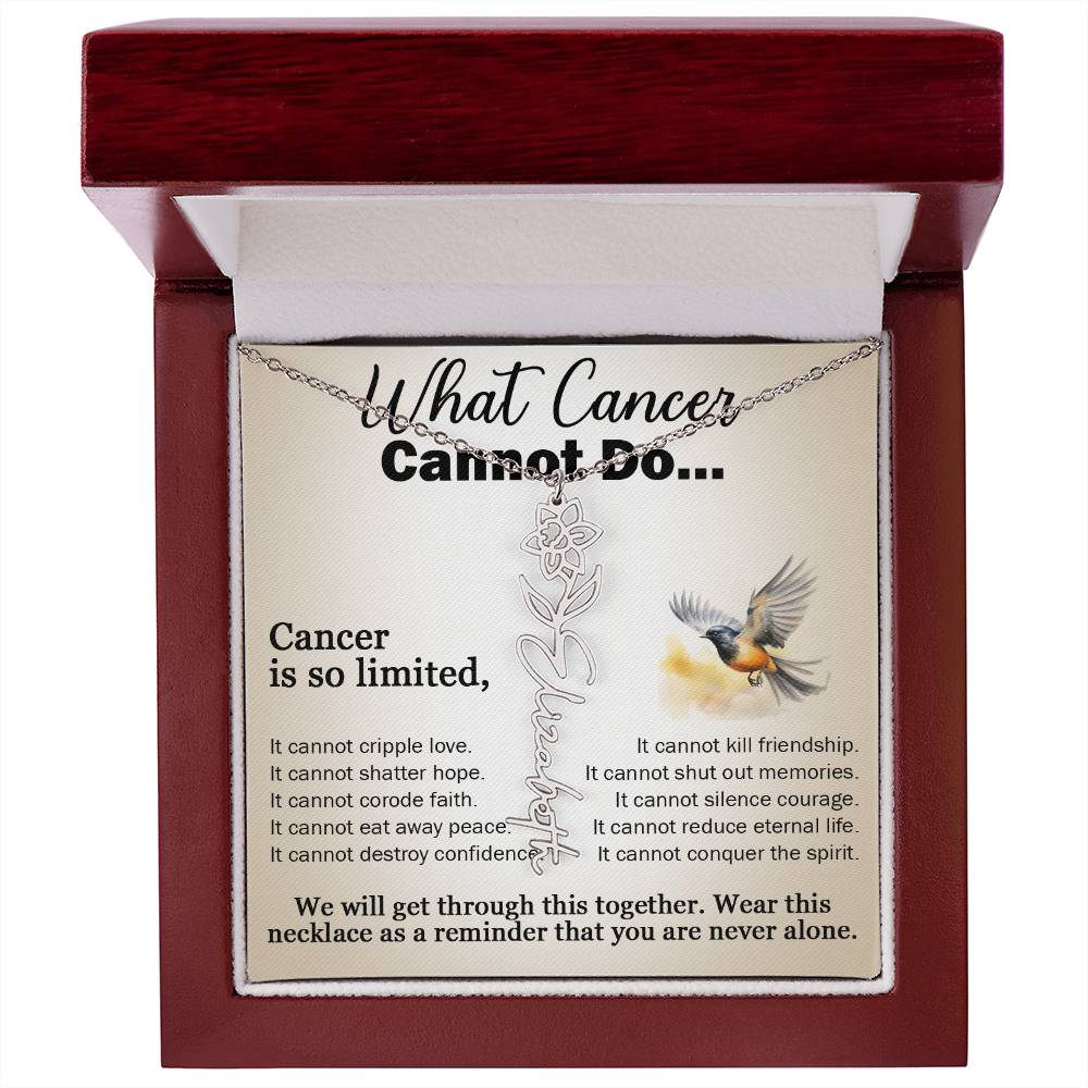 Cancer Gifts for Women, Jewelry for Cancer Survivor, Inspirational Necklaces with Meaningful Caring Message Card and Gift Box, Cancer Gifts for Friends, Mom, Daughter, Patients