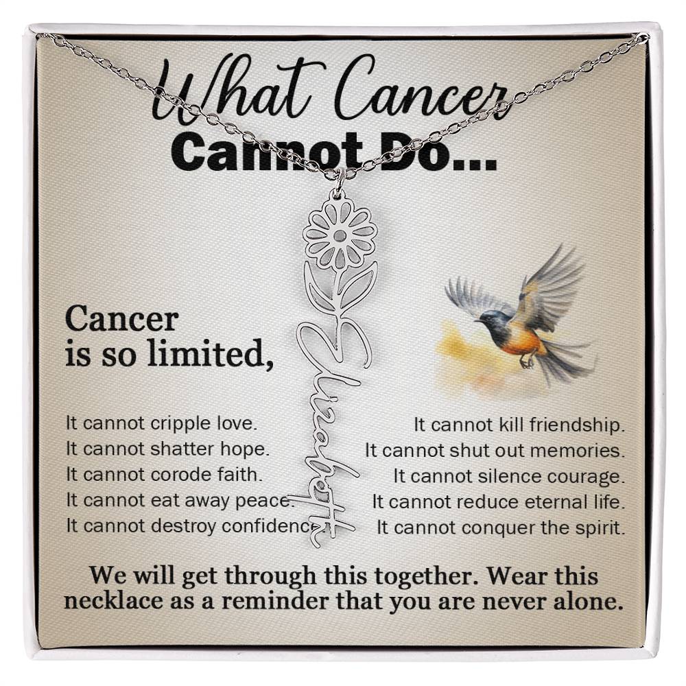 Cancer Gifts for Women, Jewelry for Cancer Survivor, Inspirational Necklaces with Meaningful Caring Message Card and Gift Box, Cancer Gifts for Friends, Mom, Daughter, Patients