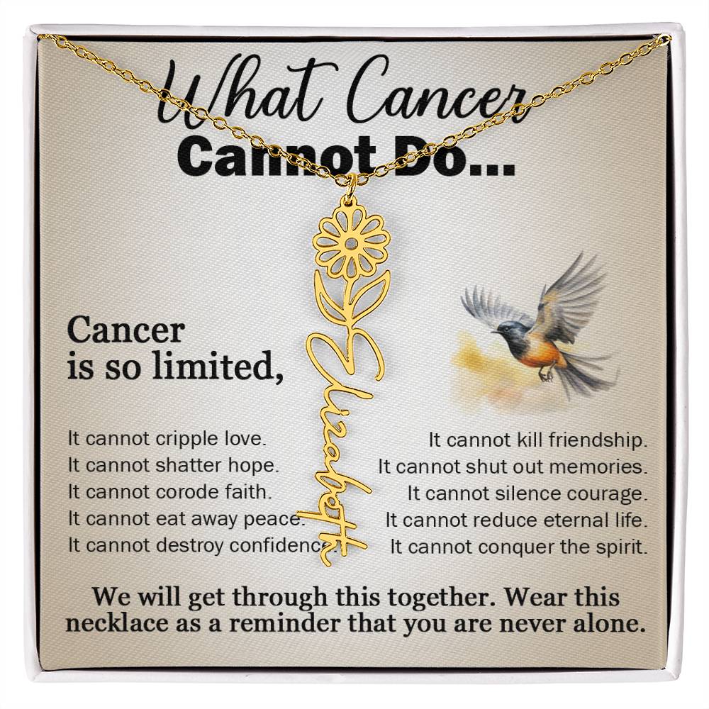 Cancer Gifts for Women, Jewelry for Cancer Survivor, Inspirational Necklaces with Meaningful Caring Message Card and Gift Box, Cancer Gifts for Friends, Mom, Daughter, Patients