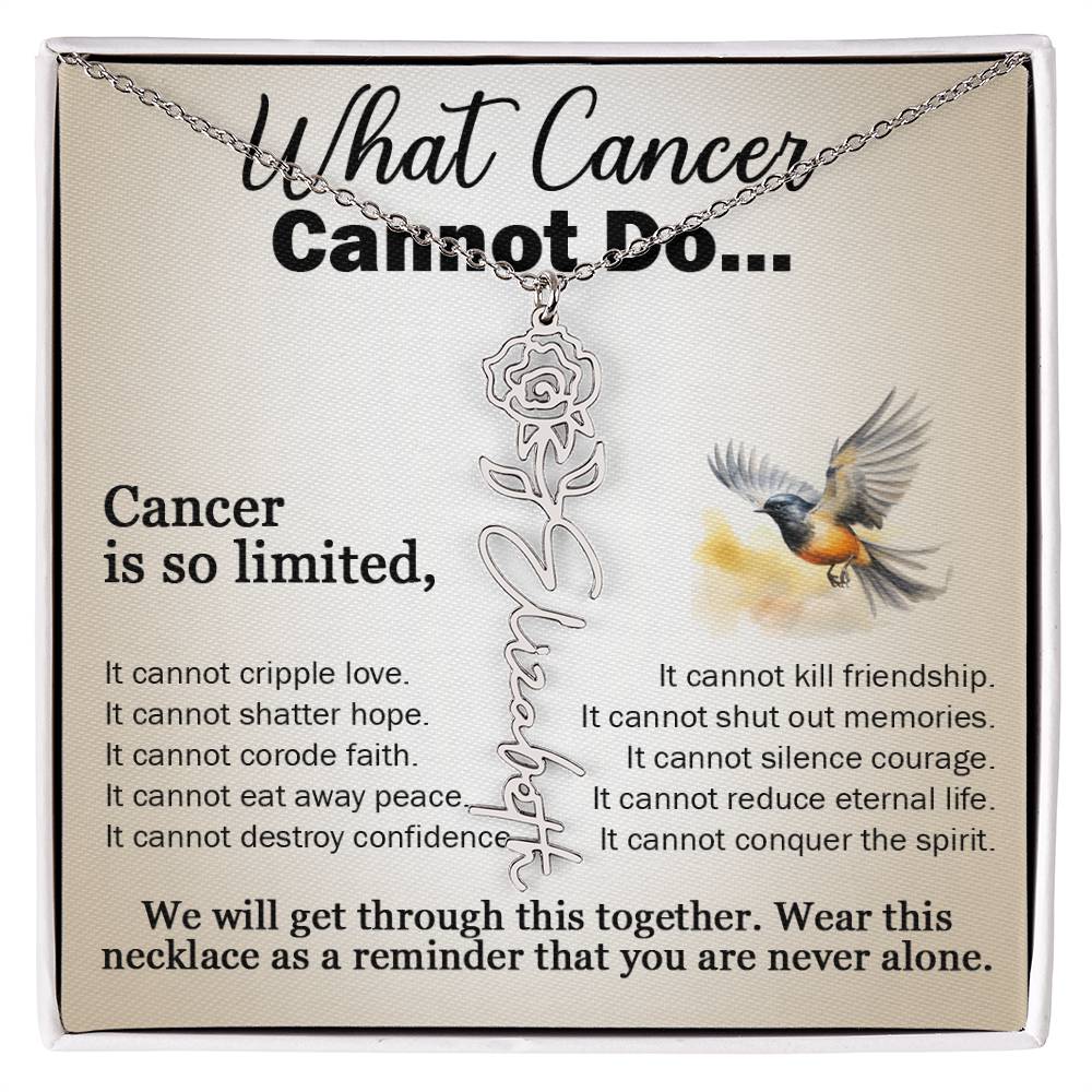 Cancer Gifts for Women, Jewelry for Cancer Survivor, Inspirational Necklaces with Meaningful Caring Message Card and Gift Box, Cancer Gifts for Friends, Mom, Daughter, Patients