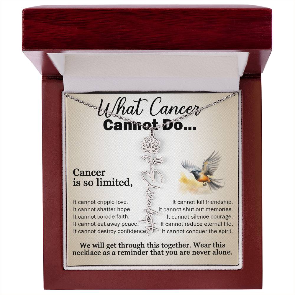 Cancer Gifts for Women, Jewelry for Cancer Survivor, Inspirational Necklaces with Meaningful Caring Message Card and Gift Box, Cancer Gifts for Friends, Mom, Daughter, Patients