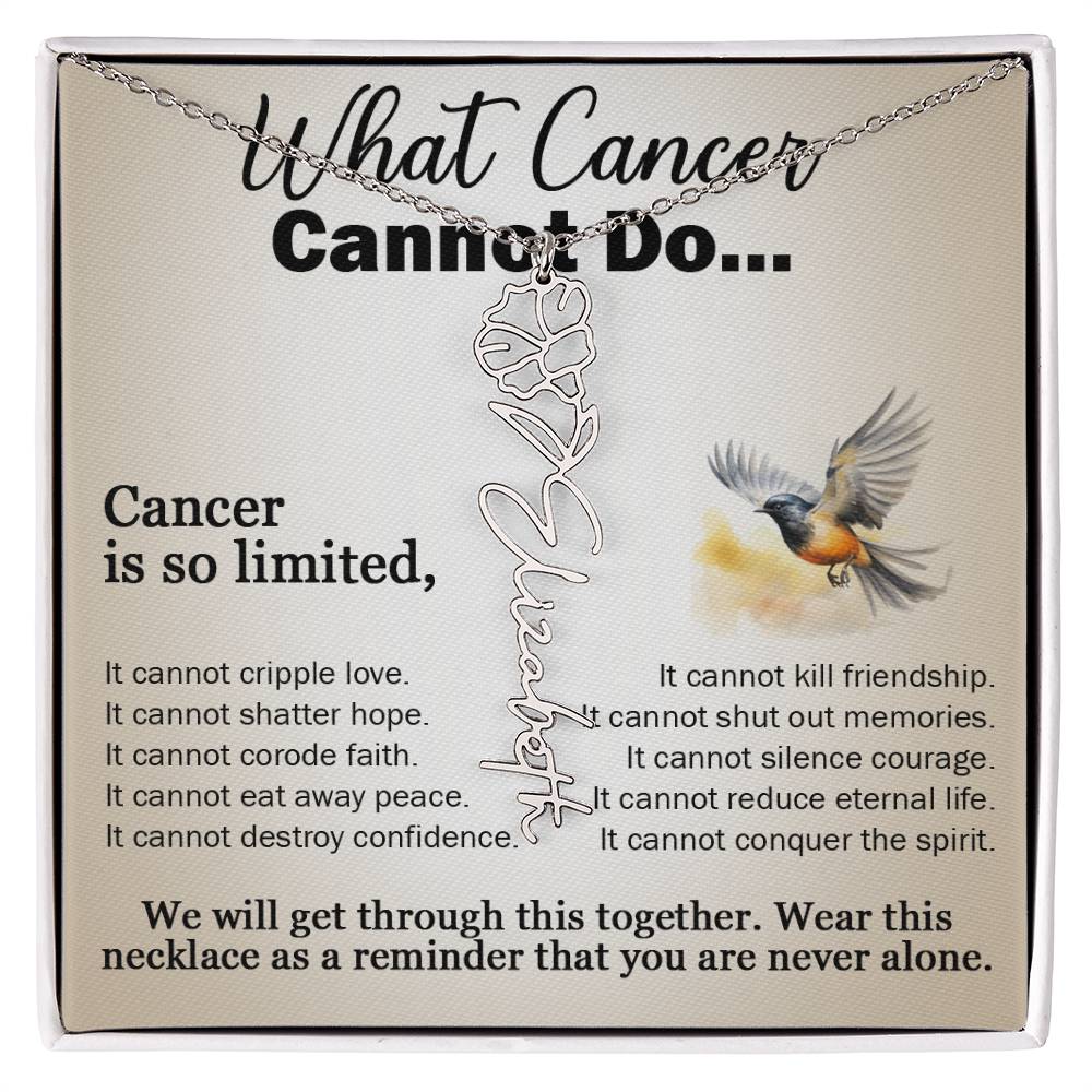 Cancer Gifts for Women, Jewelry for Cancer Survivor, Inspirational Necklaces with Meaningful Caring Message Card and Gift Box, Cancer Gifts for Friends, Mom, Daughter, Patients