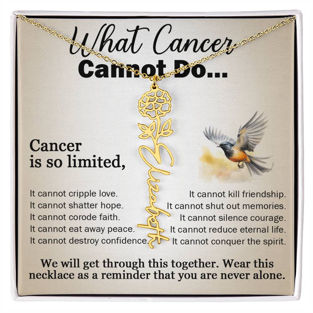 Cancer Gifts for Women, Jewelry for Cancer Survivor, Inspirational Necklaces with Meaningful Caring Message Card and Gift Box, Cancer Gifts for Friends, Mom, Daughter, Patients