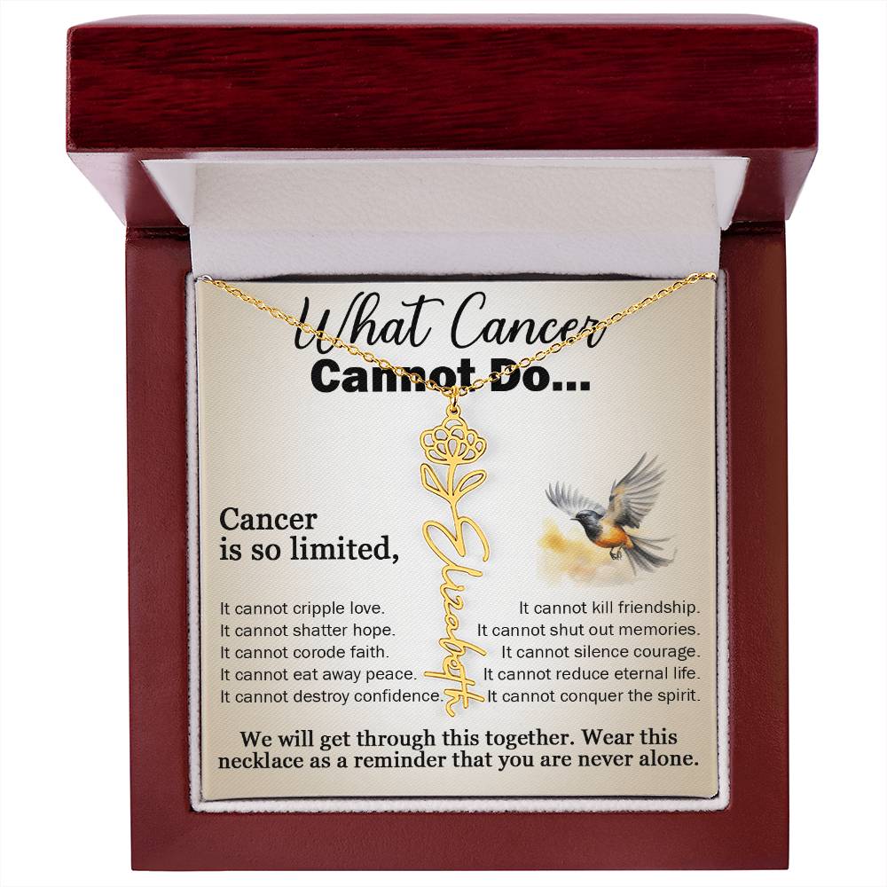 Cancer Gifts for Women, Jewelry for Cancer Survivor, Inspirational Necklaces with Meaningful Caring Message Card and Gift Box, Cancer Gifts for Friends, Mom, Daughter, Patients