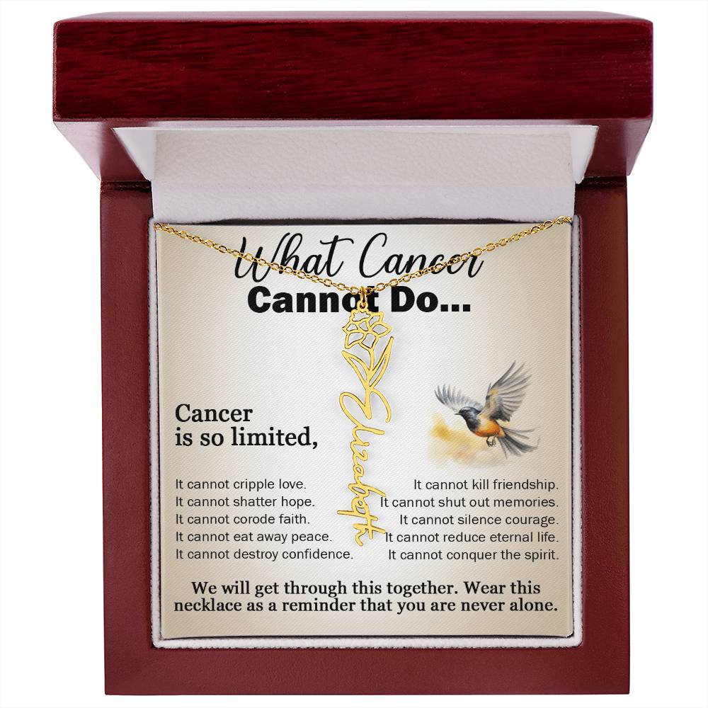 Cancer Gifts for Women, Jewelry for Cancer Survivor, Inspirational Necklaces with Meaningful Caring Message Card and Gift Box, Cancer Gifts for Friends, Mom, Daughter, Patients