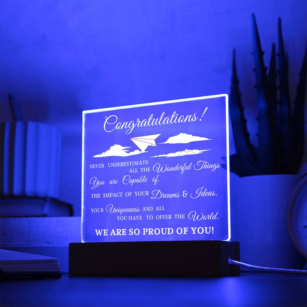 Graduation Gift, Acrylic Plaque