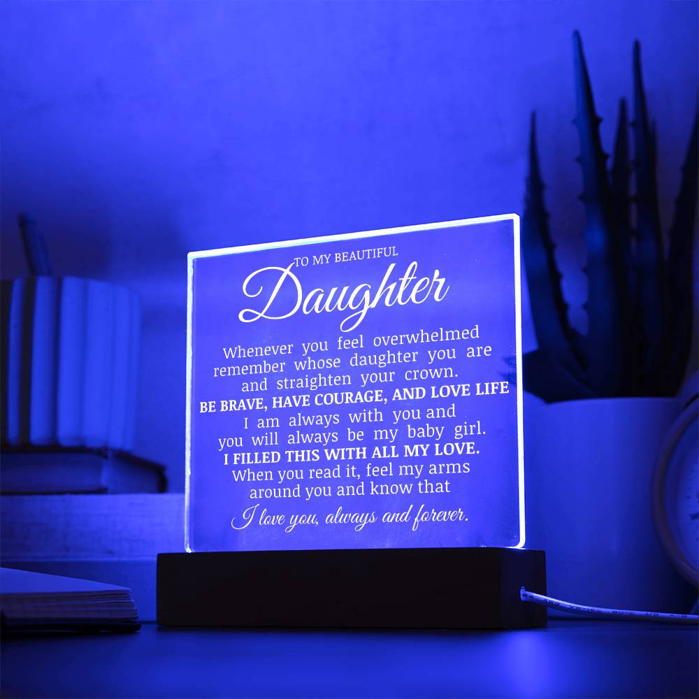 Daughter Keepsake Gift - I Am Always With You - Lamp of Inspiration