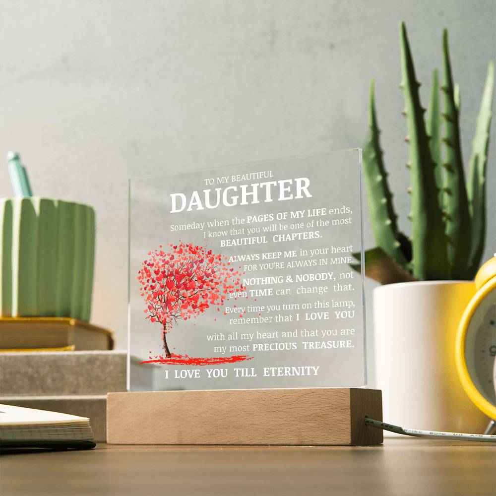 Daughter Keepsake - Lamp of Love