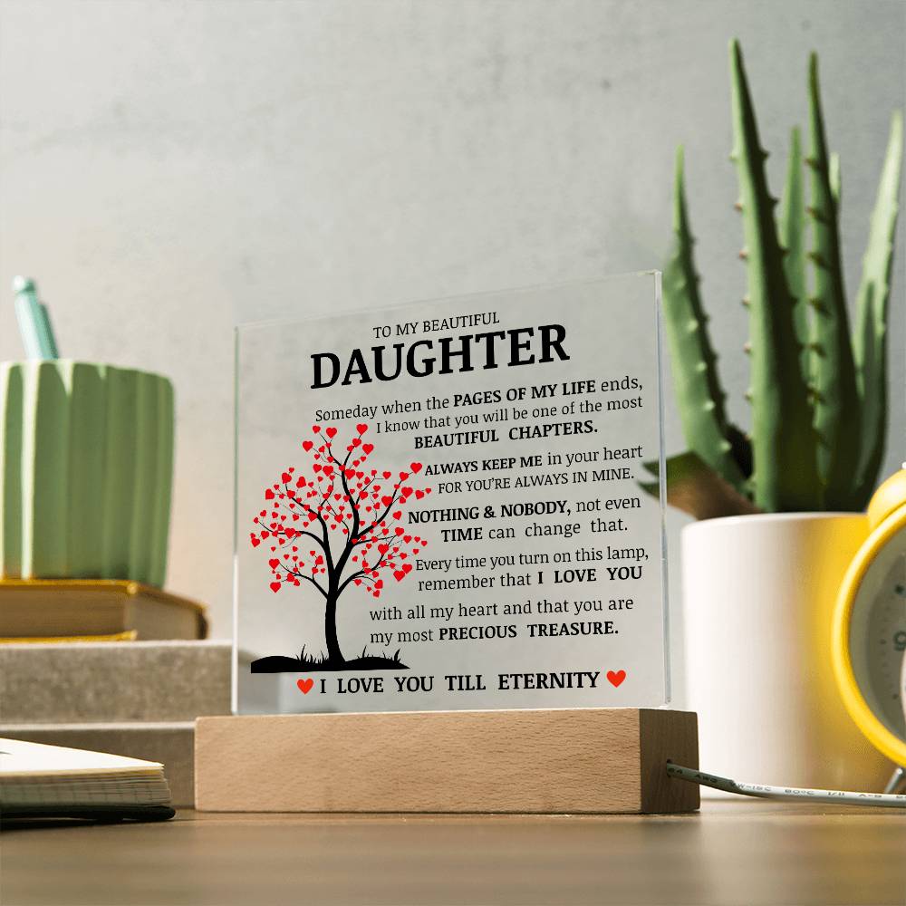 Daughter Keepsake - Lamp of Love