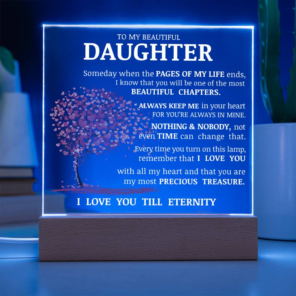 Daughter Keepsake - Lamp of Love