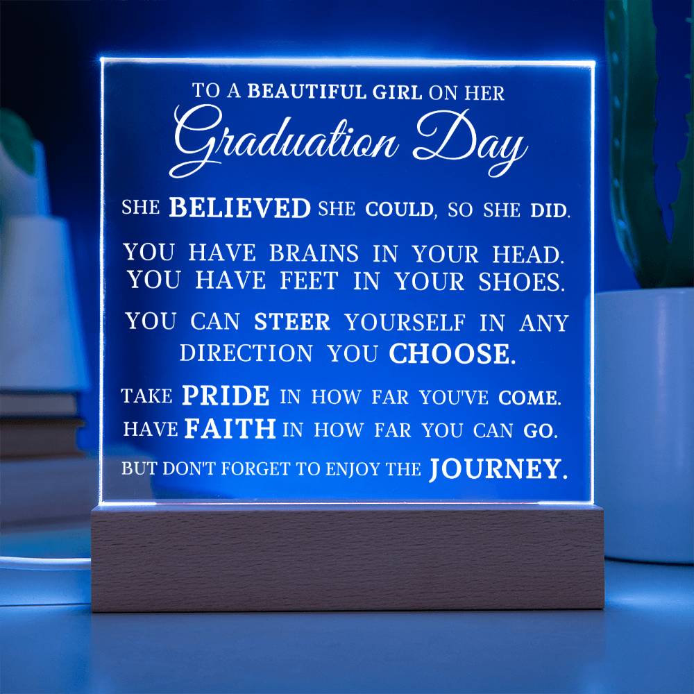 Graduation Gift, Acrylic Plaque
