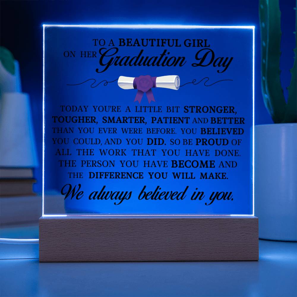 Graduation Gift, Acrylic Plaque, High School Graduation, College Graduation Gift for Her