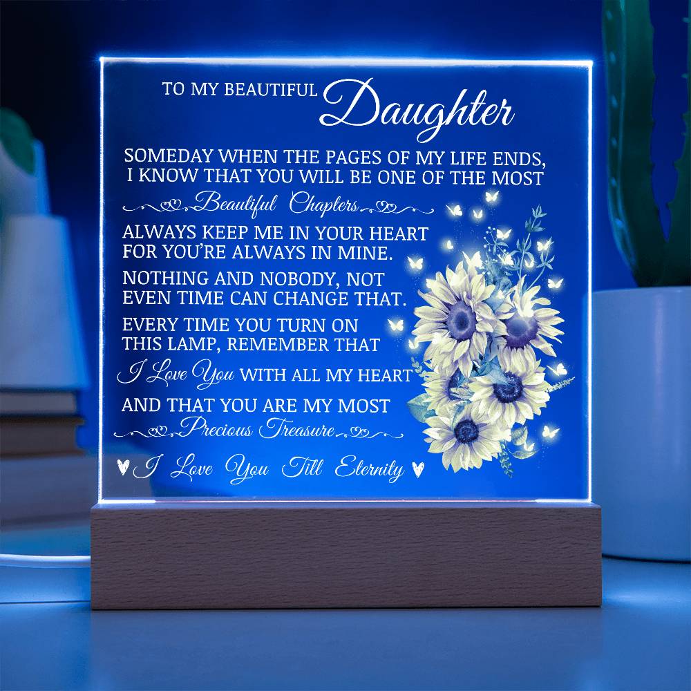 Daughter Keepsake - Lamp of Love