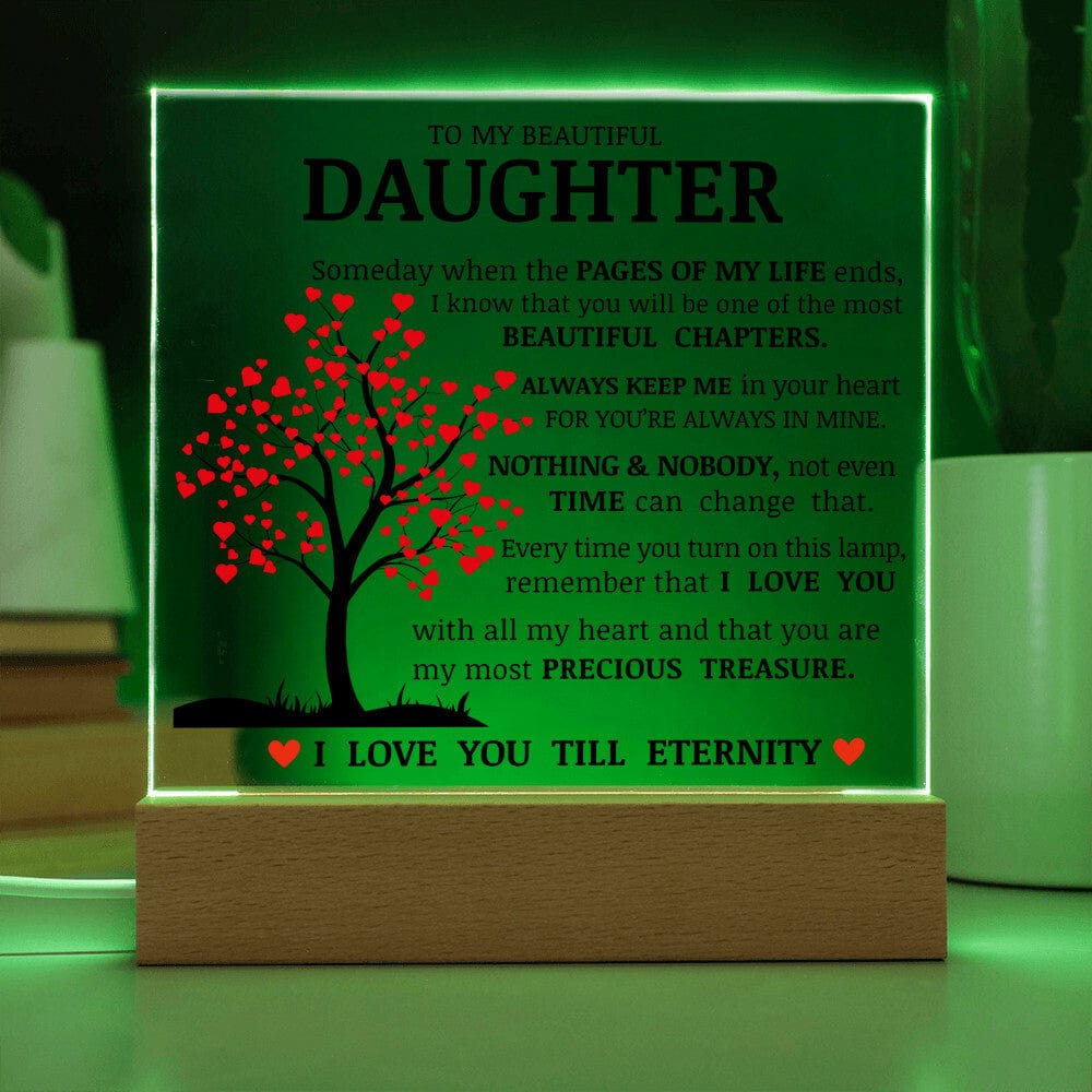 Daughter Keepsake - Lamp of Love