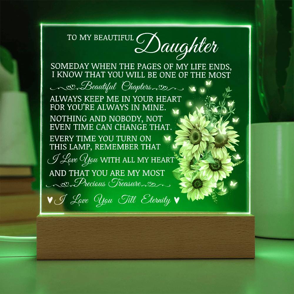 Daughter Keepsake - Lamp of Love
