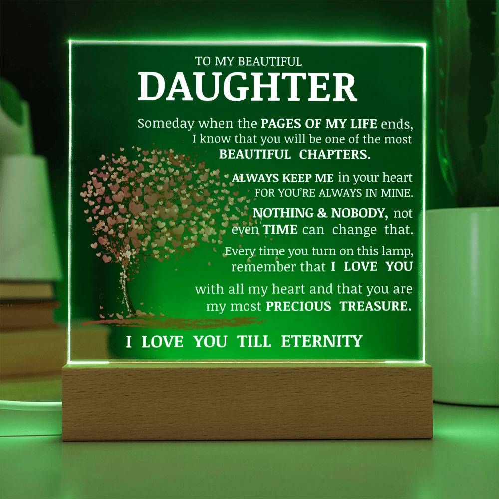 Daughter Keepsake - Lamp of Love