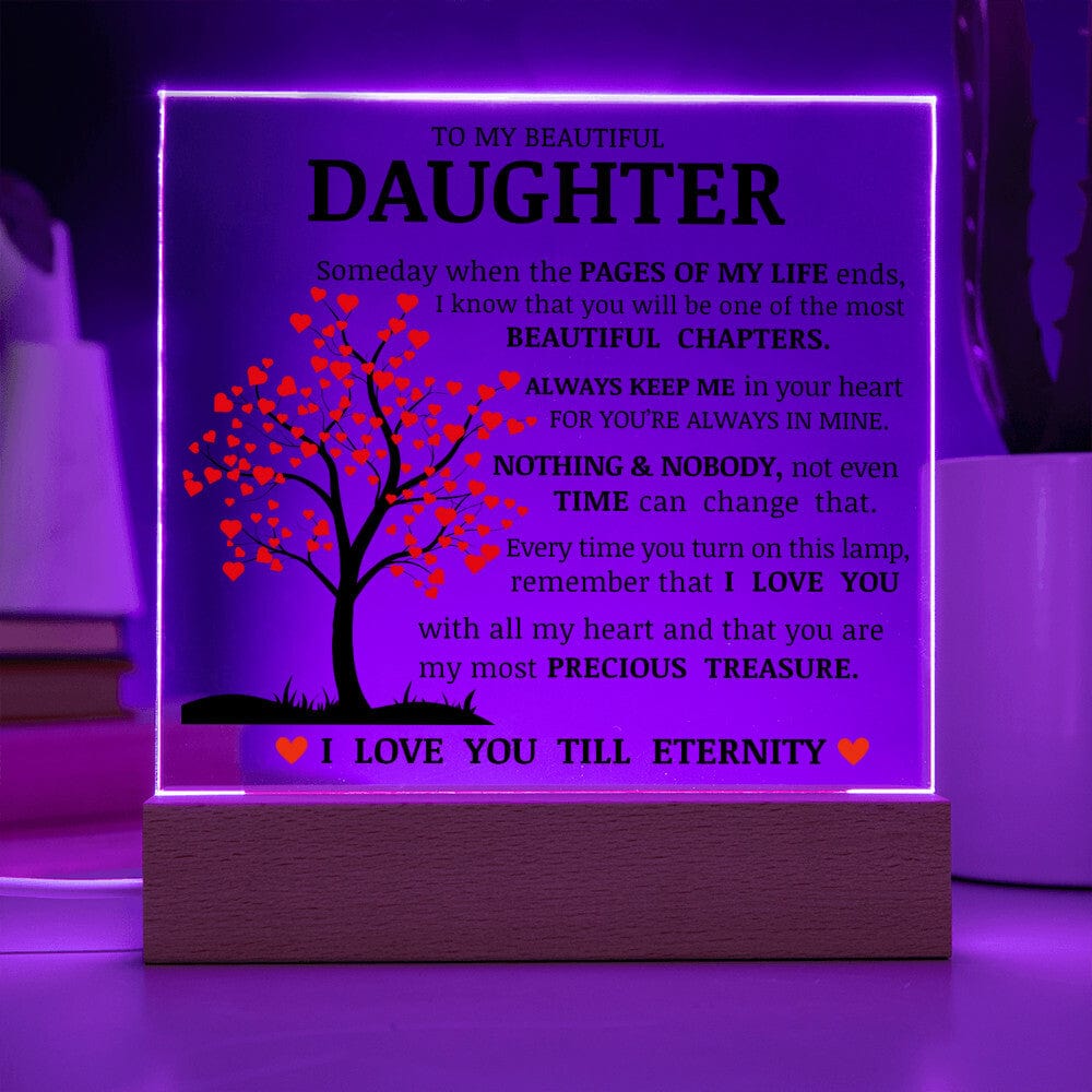 Daughter Keepsake - Lamp of Love