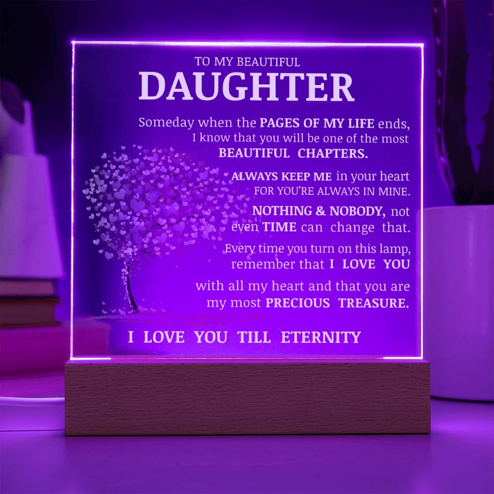Daughter Keepsake - Lamp of Love