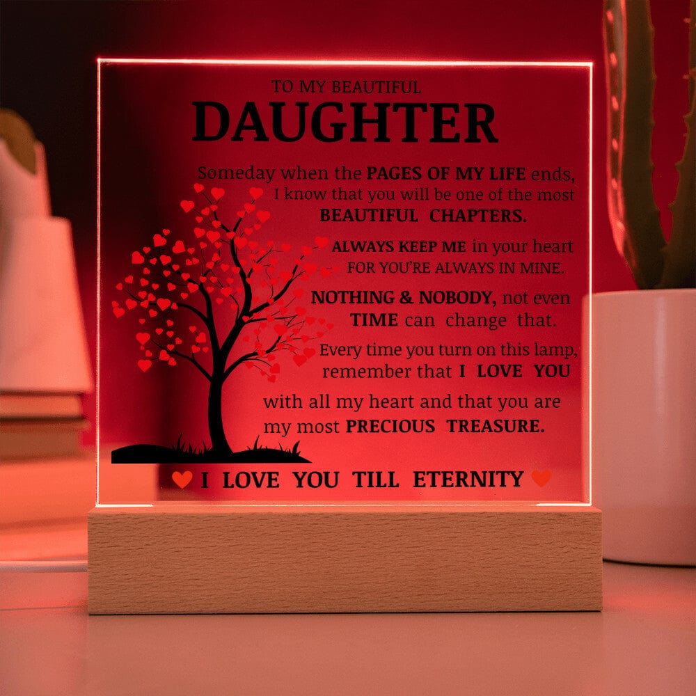 Daughter Keepsake - Lamp of Love