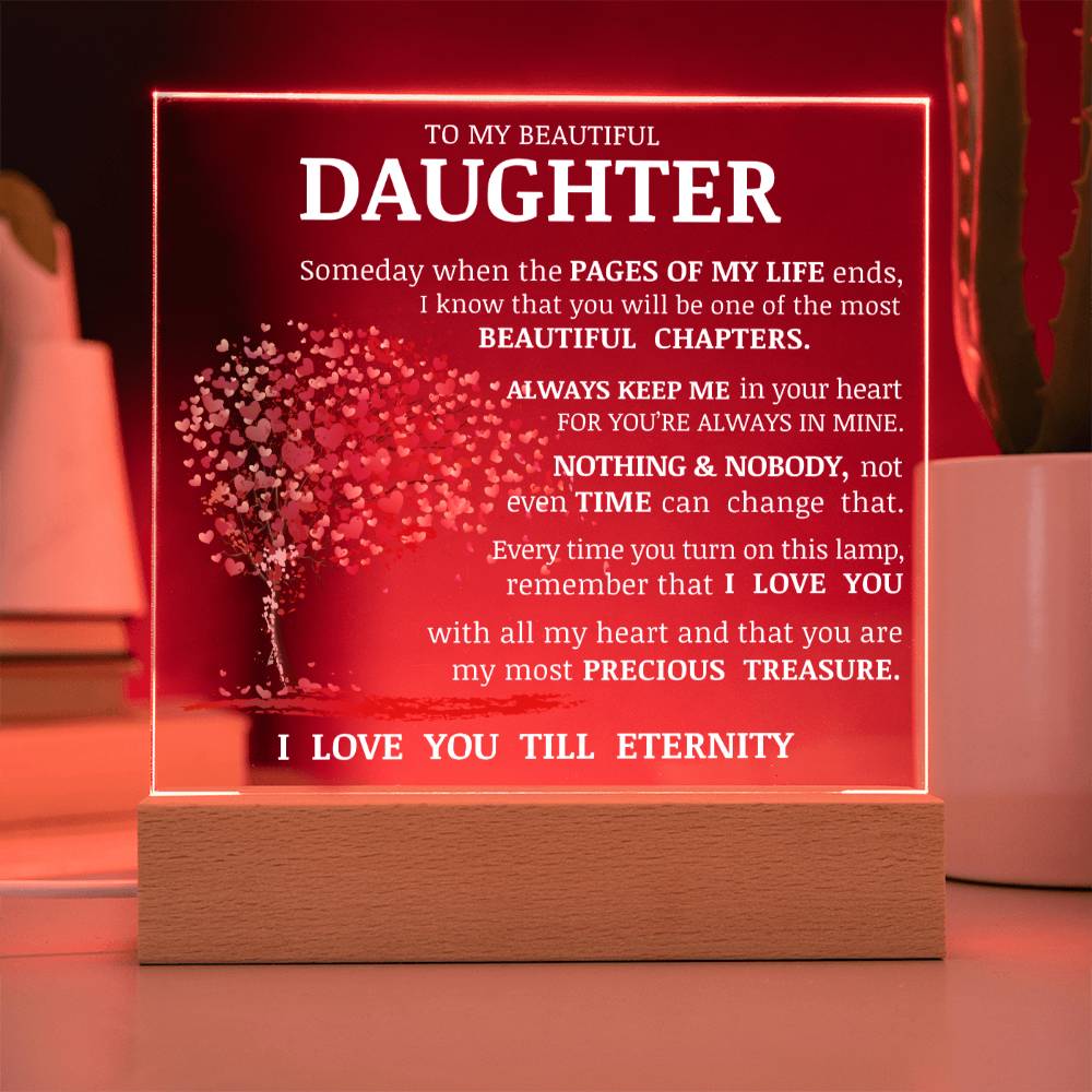 Daughter Keepsake - Lamp of Love