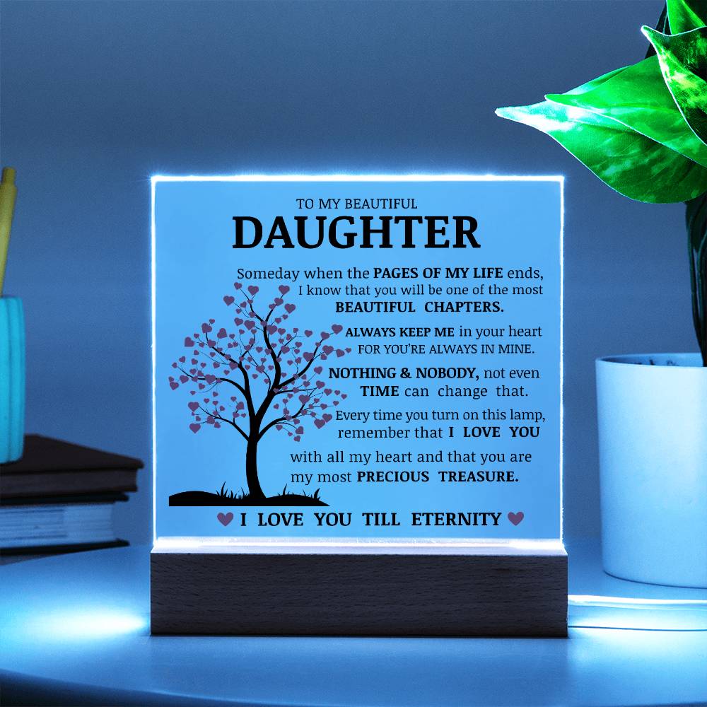 Daughter Keepsake - Lamp of Love