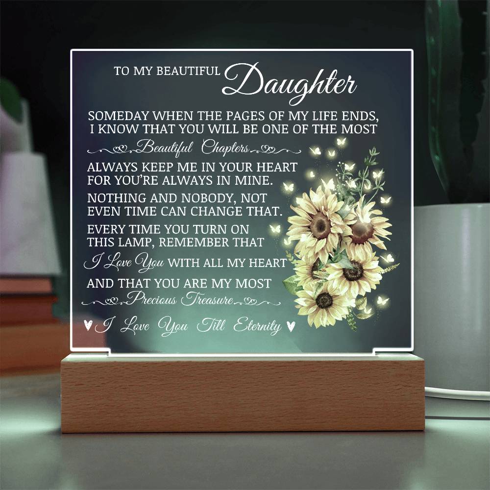 Daughter Keepsake - Lamp of Love