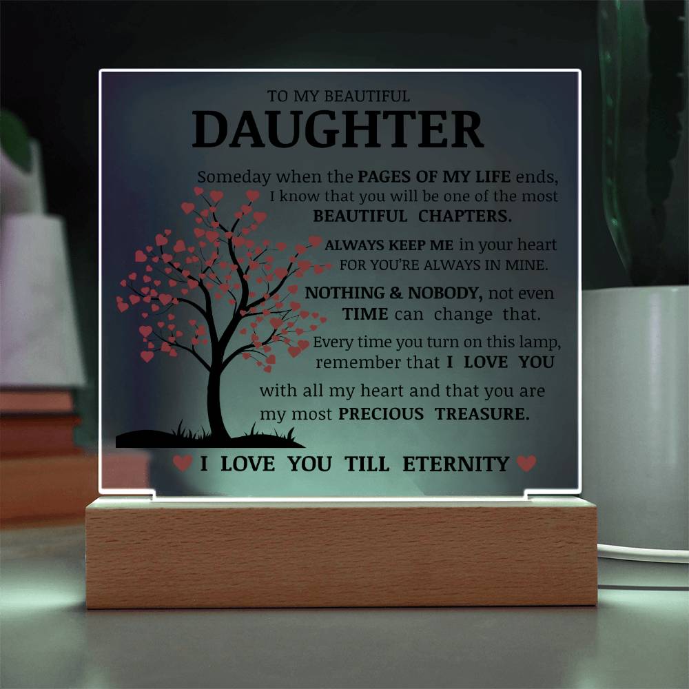 Daughter Keepsake - Lamp of Love