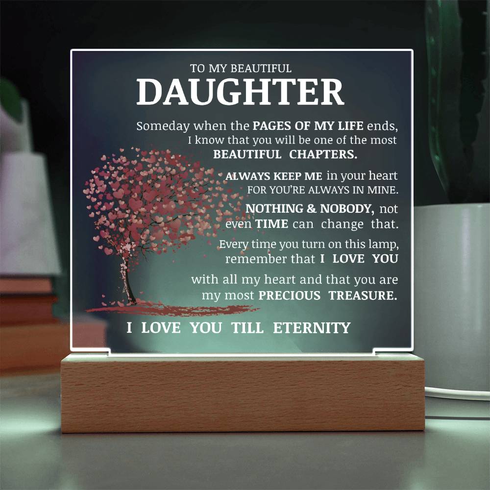 Daughter Keepsake - Lamp of Love