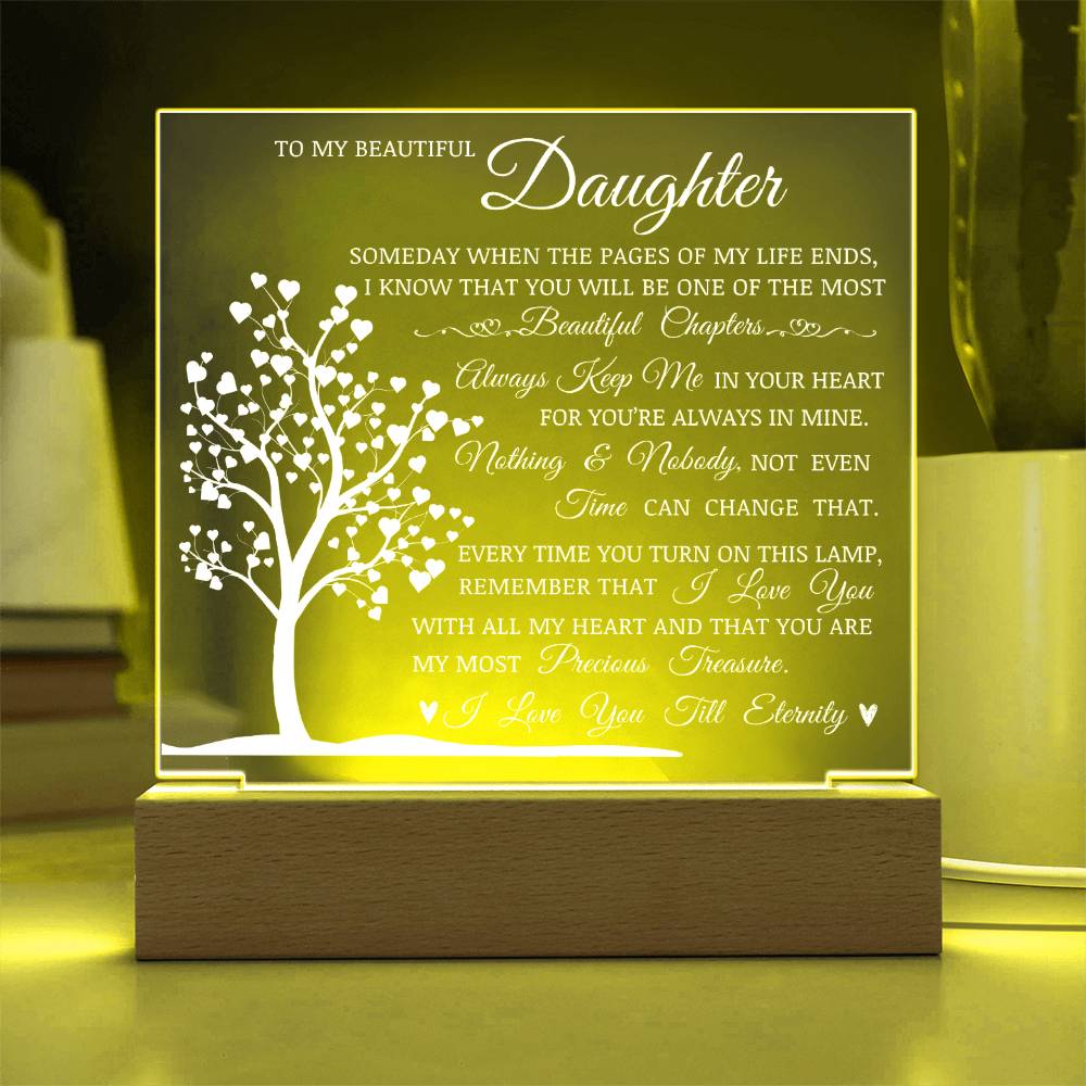 Daughter Keepsake - Lamp of Love