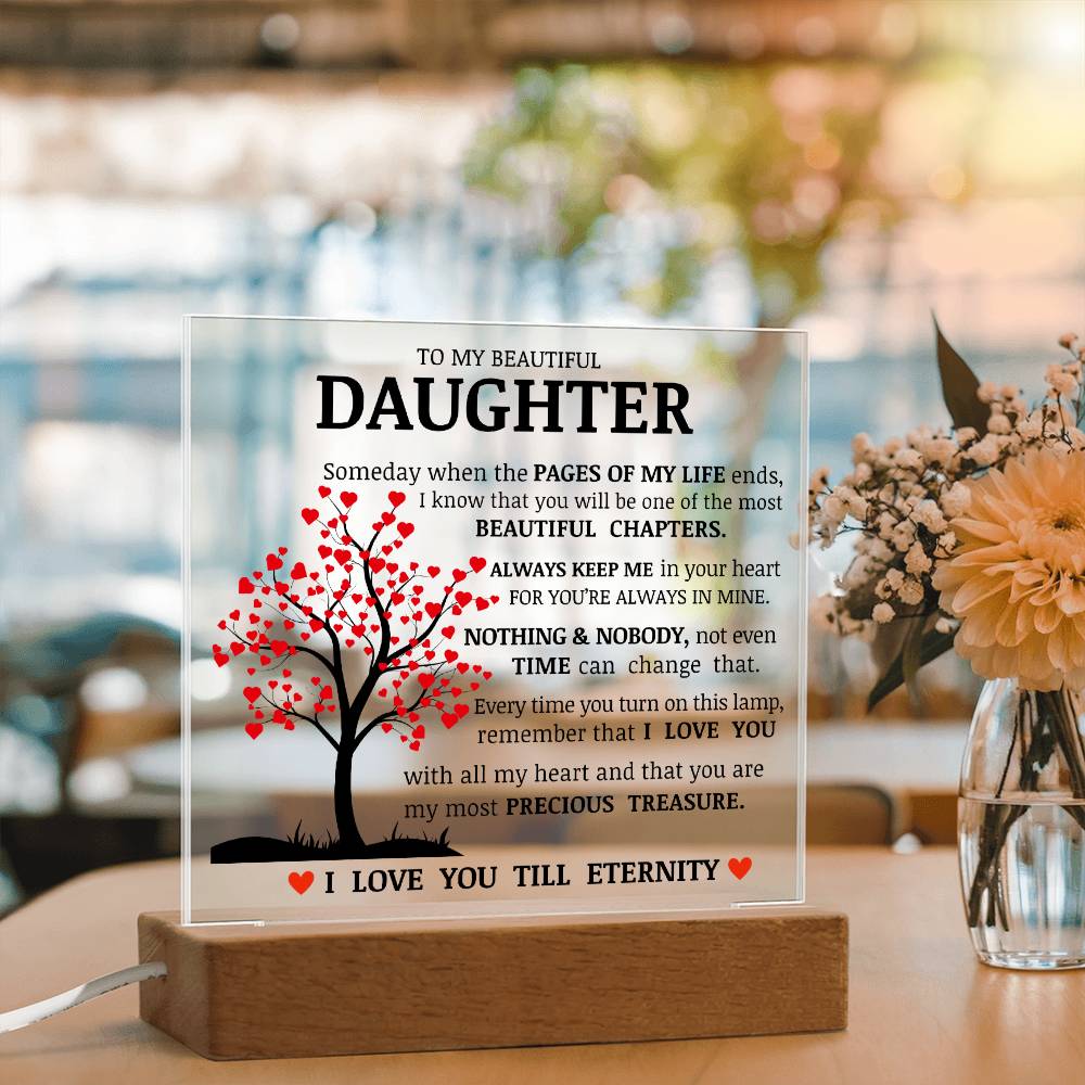 Daughter Keepsake - Lamp of Love