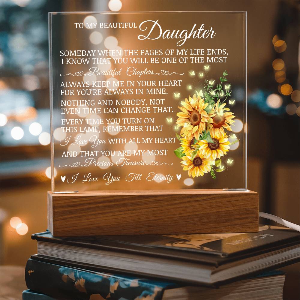 Daughter Keepsake - Lamp of Love