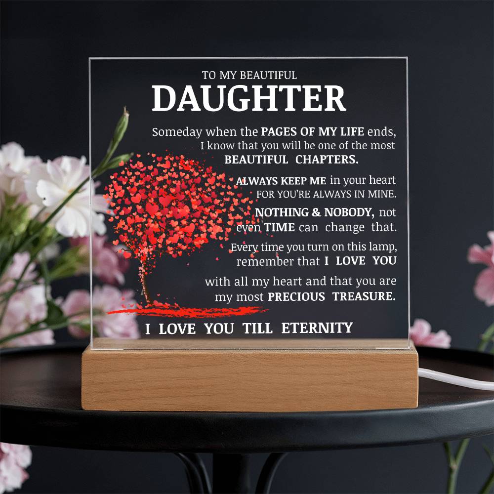 Daughter Keepsake - Lamp of Love
