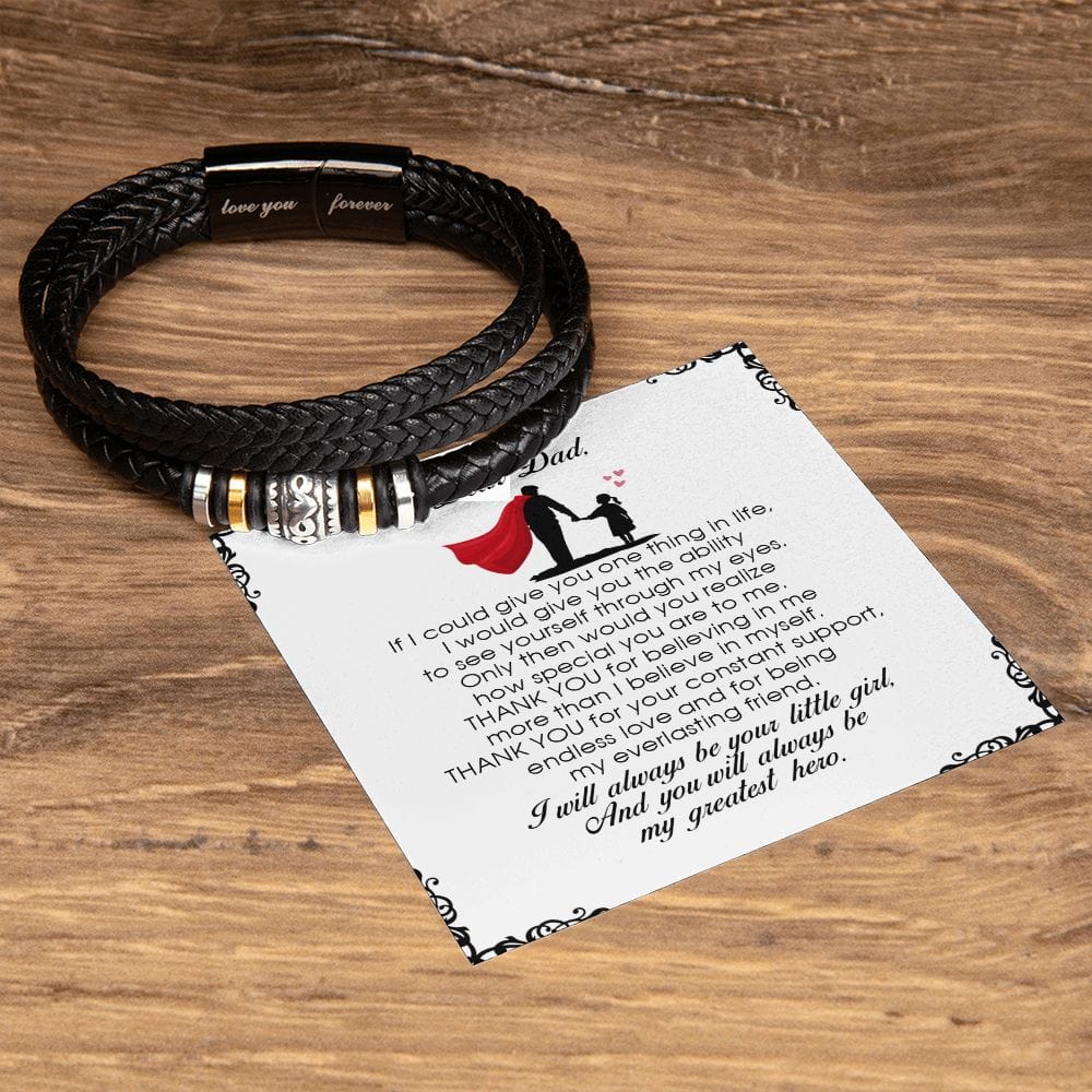 To My Dad - Love You Forever Bracelet