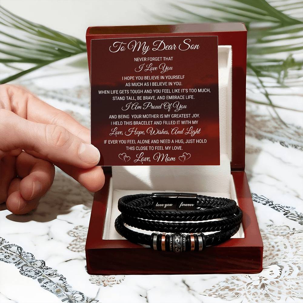 To My Son - Love You Forever Bracelet