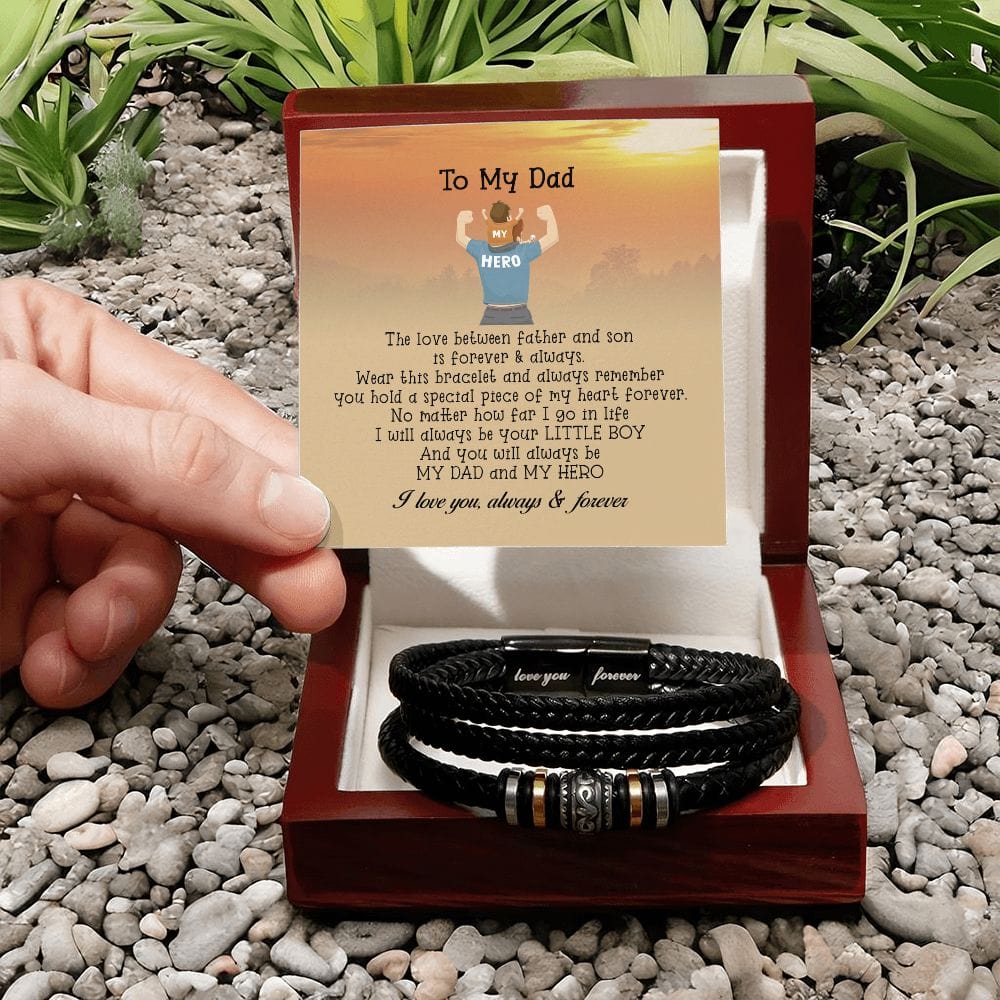 To My Dad - Love You Forever Bracelet
