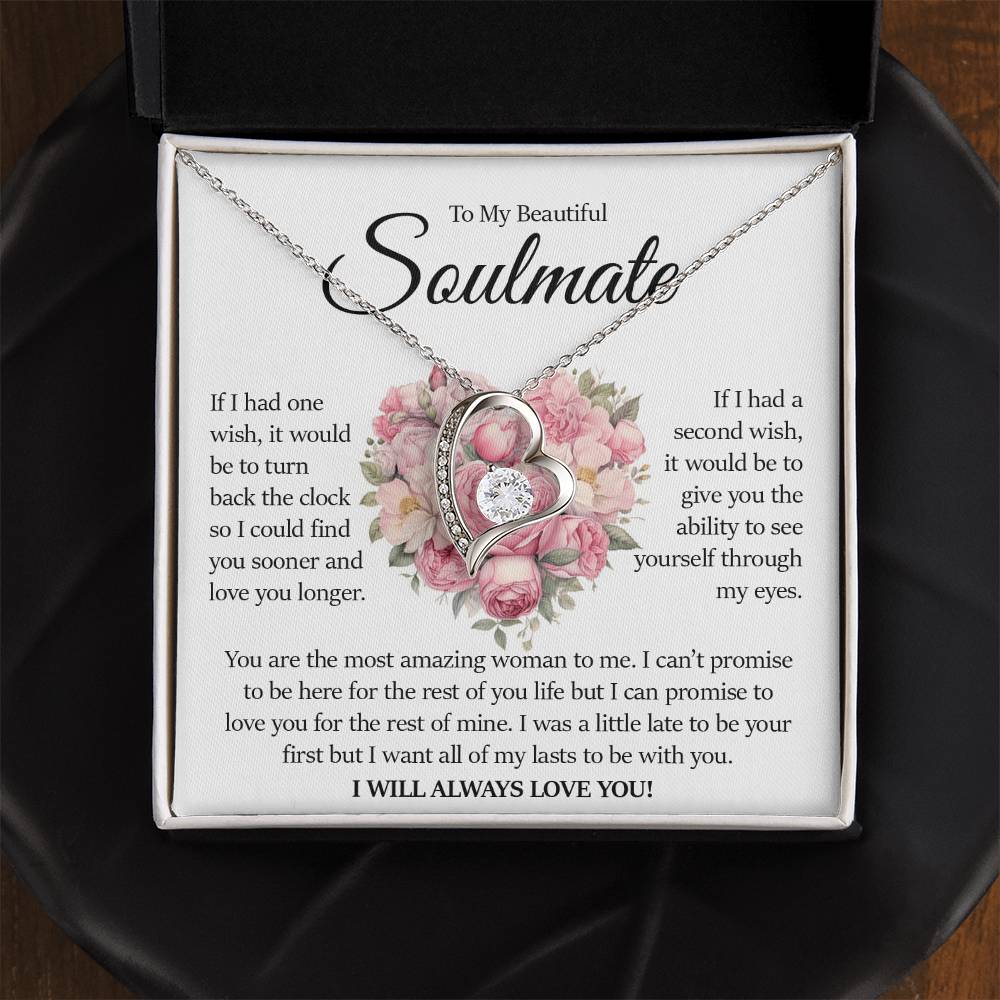 To My Beautiful Soulmate, Forever Love Necklace